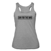 Gin For The Win Women’s Tri-Blend Racerback Tank