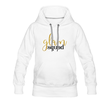 Glam Squad Women’s Premium Hoodie - white