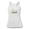 Glam Squad Women’s Tri-Blend Racerback Tank