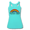 Good Vibes Women’s Tri-Blend Racerback Tank