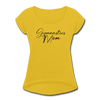 Gymnastics Mom Women's Roll Cuff T-Shirt