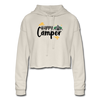 Happy Camper Women's Cropped Hoodie