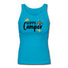 Happy Camper Women's Longer Length Fitted Tank