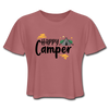 Happy Camper Women's Cropped T-Shirt