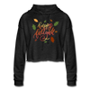 Happy Fall Y'all Women's Cropped Hoodie