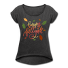 Happy Fall Y'all Women's Roll Cuff T-Shirt