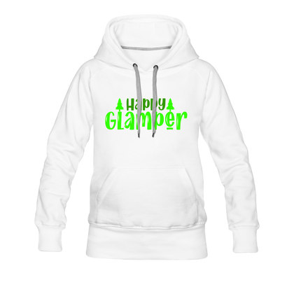 Happy Glamper Women’s Premium Hoodie - white