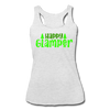 Happy Glamper Women’s Tri-Blend Racerback Tank