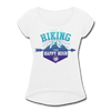 Hiking Then Happy Hour Women's Roll Cuff T-Shirt