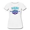 Hiking Then Happy Hour Women’s Premium Organic T-Shirt