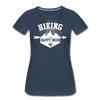 Hiking Then Happy Hour Women’s Premium Organic T-Shirt