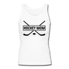 Hockey Mom Women's Longer Length Fitted Tank