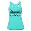 Hockey Mom Women’s Tri-Blend Racerback Tank