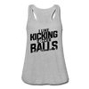 I Like Kicking Soccer Balls Women's Flowy Tank Top