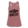 I Like Kicking Soccer Balls Women's Flowy Tank Top