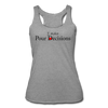 I Make Pour Decisions Women’s Tri-Blend Racerback Tank