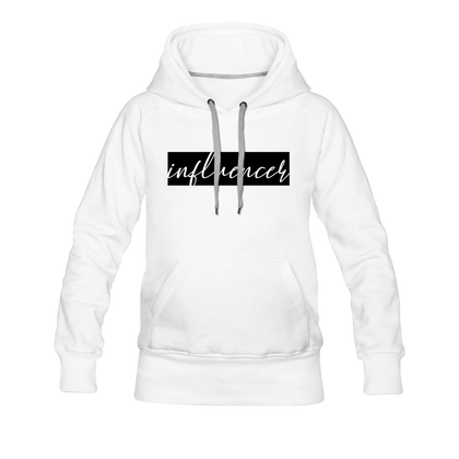 Influencer Women’s Premium Hoodie - white