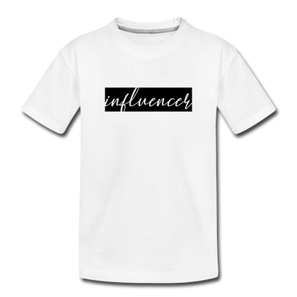 Influencer Kid’s Premium Organic T-Shirt - white