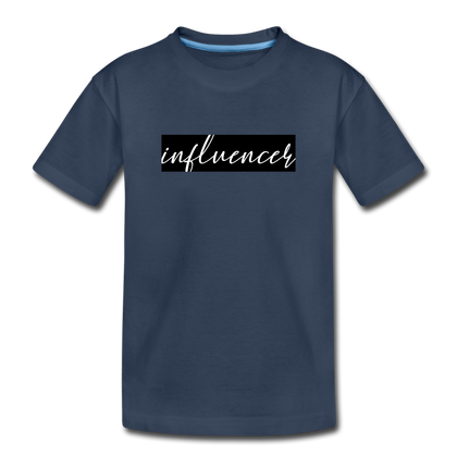 Influencer Kid’s Premium Organic T-Shirt - navy