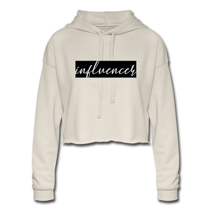 Influencer Women's Cropped Hoodie - dust