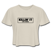 Killin' It Like Usual Women's Cropped T-Shirt