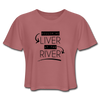 Killin' my LIVER at the RIVER Women's Cropped T-Shirt