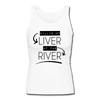 Killin' my LIVER at the RIVER Women's Longer Length Fitted Tank