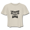 Lacrosse Mom Women's Cropped T-Shirt