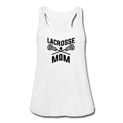 Lacrosse Mom Women's Flowy Tank Top - white