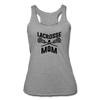 Lacrosse Mom Women’s Tri-Blend Racerback Tank