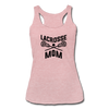 Lacrosse Mom Women’s Tri-Blend Racerback Tank