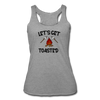 Let's Get Toasted Women’s Tri-Blend Racerback Tank