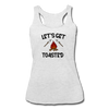 Let's Get Toasted Women’s Tri-Blend Racerback Tank