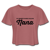 My Favorite Player Calls Me Nana Women's Cropped T-Shirt