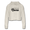 My Favorite Player Calls Me Nana Women's Cropped Hoodie