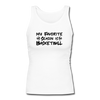 My Favorite Season is Basketball Women's Longer Length Fitted Tank