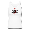 My Favorite Season is Basketball Women's Longer Length Fitted Tank