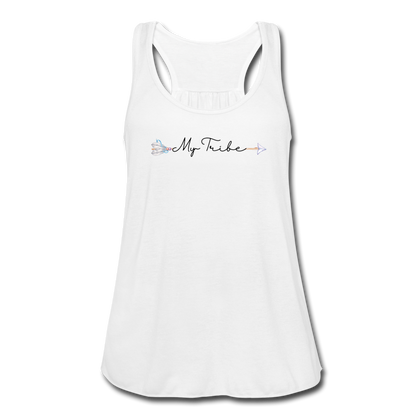 My Tribe Women's Flowy Tank Top - white