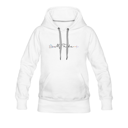 My Tribe Women’s Premium Hoodie - white