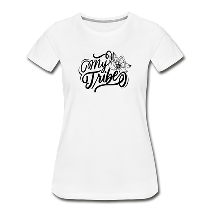 My Tribe Women’s Premium Organic T-Shirt - white