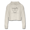 Namaste Six Feet Away Women's Cropped Hoodie