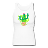 No Hugs Women's Longer Length Fitted Tank