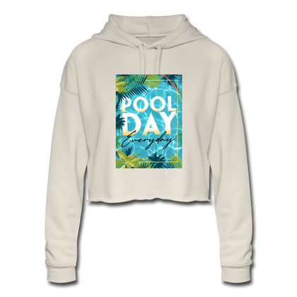 Pool Day Everyday Women's Cropped Hoodie - dust