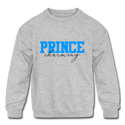 Prince Charming Kids' Crewneck Sweatshirt - heather gray