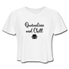 Quarantine and Chill Women's Cropped T-Shirt