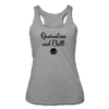 Quarantine and Chill Women’s Tri-Blend Racerback Tank