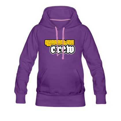 Quarantine Crew Women’s Premium Hoodie - purple