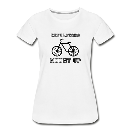 Regulators  Mount Up Women’s Premium Organic T-Shirt - white