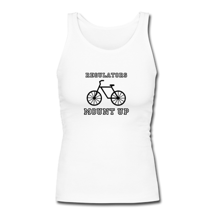 Regulators Mount Up Women's Longer Length Fitted Tank - white