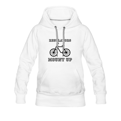 Regulators  Mount Up Women’s Premium Hoodie - white